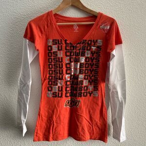 Oklahoma State Cowboys L/S Shirt Small KA Knights Apparel 3-5 NWT